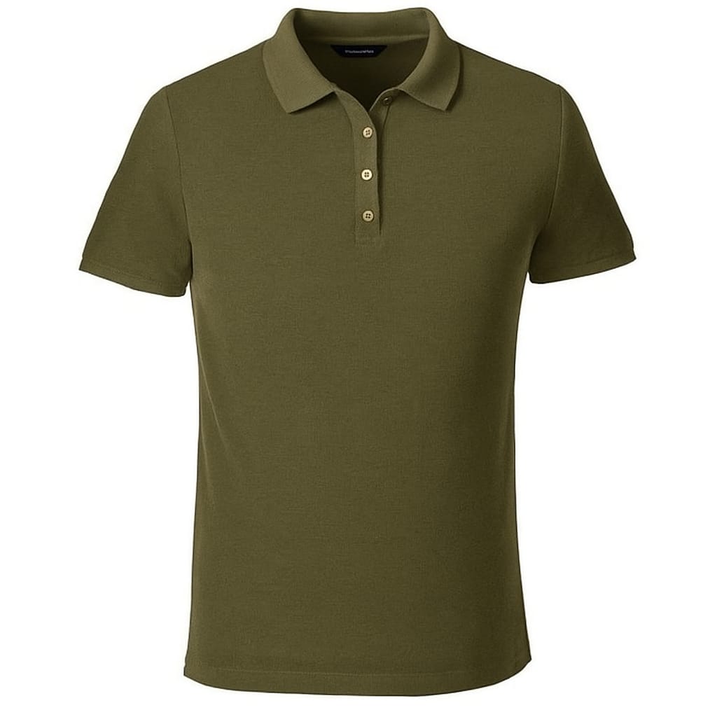 Men's Polo Shirt (Olive Green)- Interlock
